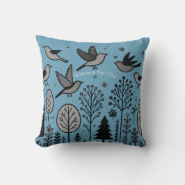 Twilight Forest Vogels Kussen