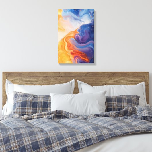 Twilight Fusion Canvas Afdruk (Insitu (Slaapkamer))