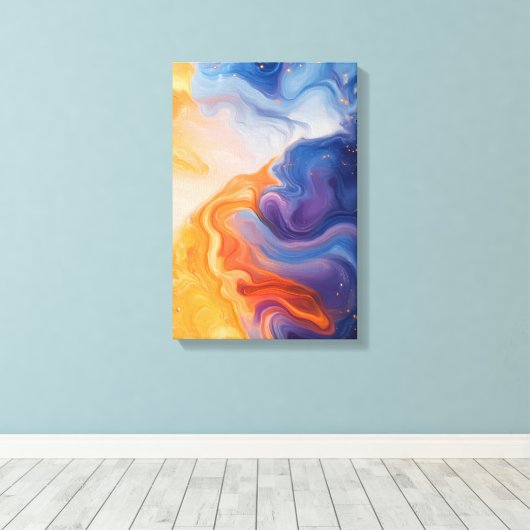 Twilight Fusion Canvas Afdruk (Insitu (Houten vloer))