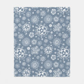 Twilight Garden - Een traditionele bloemendans Fleece Deken (Voorkant)