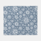 Twilight Garden - Een traditionele bloemendans Fleece Deken (Voorkant (Horizontaal))
