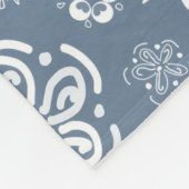 Twilight Garden - Een traditionele bloemendans Fleece Deken (Hoek)