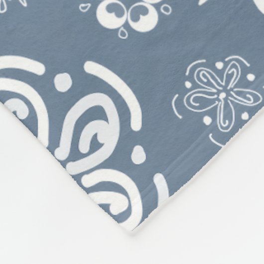 Twilight Garden - Een traditionele bloemendans Fleece Deken (Hoek)