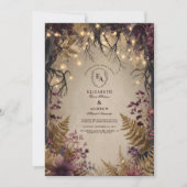 Twilight Garden met gouden varens Kaart (Voorkant)