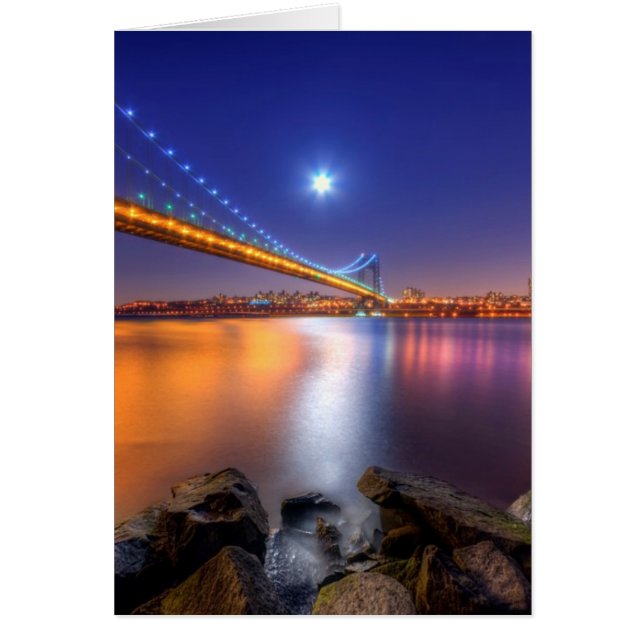 Twilight, George Washington BridgePalisades, NJ. (Voorkant)