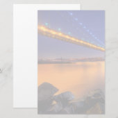 Twilight, George Washington BridgePalisades, NJ. Briefpapier (Voorkant / Achterkant)