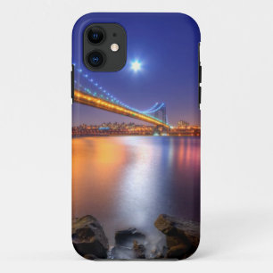 Twilight, George Washington BridgePalisades, NJ. iPhone 11 Hoesje