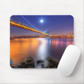 Twilight, George Washington BridgePalisades, NJ. Muismat (Met muis)