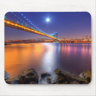 Twilight, George Washington BridgePalisades, NJ. Muismat