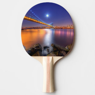 Twilight, George Washington BridgePalisades, NJ. Tafeltennisbatje