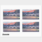 Twilight Glow 1997 Rechthoekige Sticker (Vel)