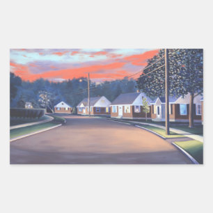 Twilight Glow 1997 Rechthoekige Sticker
