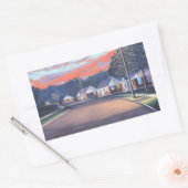 Twilight Glow 1997 Rechthoekige Sticker (Envelop)