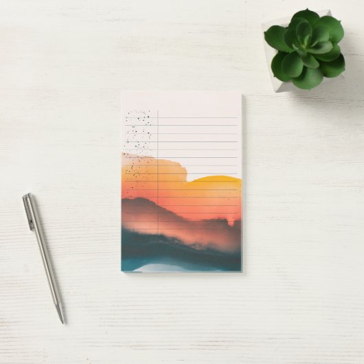 Twilight Gradient: Ink & Sky Post-it® Notes (Kantoor)
