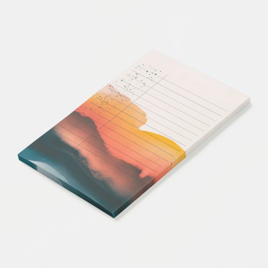 Twilight Gradient: Ink & Sky Post-it® Notes (Schuin)