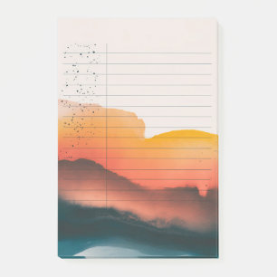 Twilight Gradient: Ink & Sky Post-it® Notes