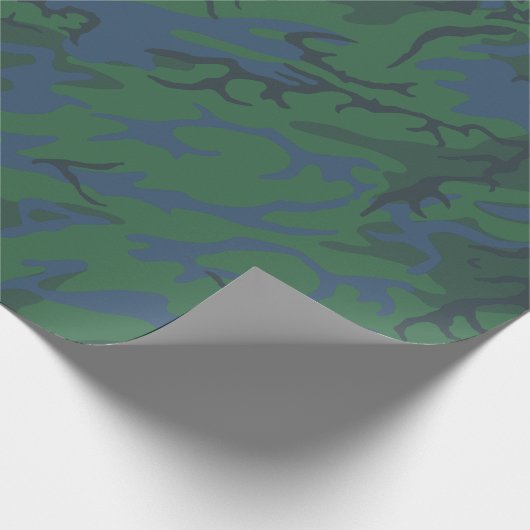 Twilight Green Camo Cadeaupapier (Hoek)