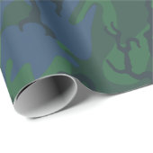 Twilight Green Camo Cadeaupapier (Rol Hoek)