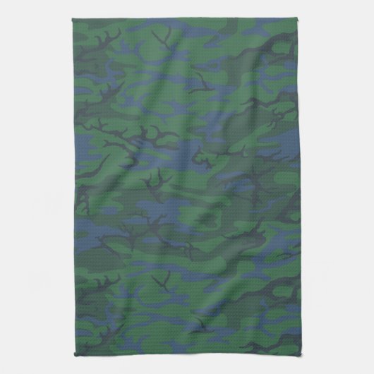 Twilight Green Camo Theedoek (Verticaal)