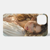 Twilight Guardian - Engel van vergulde vleugels iPhone Hoesje (Achterkant horizontaal)