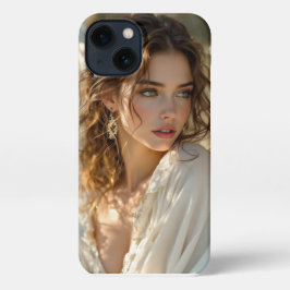 Twilight Guardian - Engel van vergulde vleugels iPhone 13 Hoesje