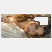 Twilight Guardian - Engel van vergulde vleugels Samsung Galaxy Hoesje (Achterkant horizontaal)