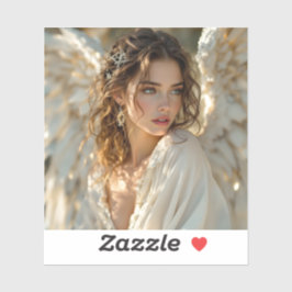 Twilight Guardian - Engel van vergulde vleugels Sticker