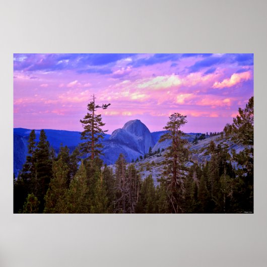 Twilight - Half Dome - Yosemite National Park Poster (Voorkant)