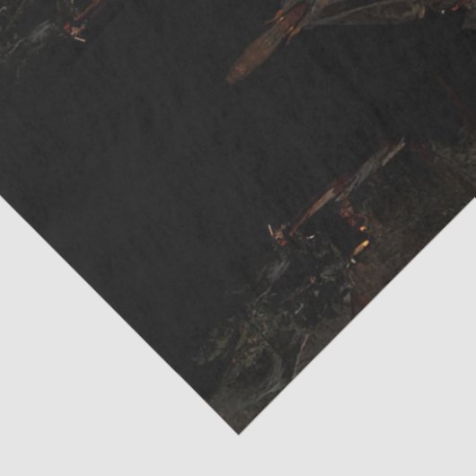 Twilight  Halloween Scène Decoupage Tissuepapier (Detail)