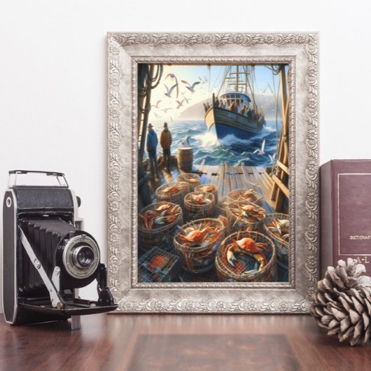 Twilight Harvest Vissers Verzamelen Krabben 8x10 Poster