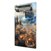 Twilight Harvest vissers verzamelen krabben Mini Klembord (Angled2)