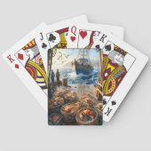 Twilight Harvest vissers verzamelen krabben Pokerkaarten (Achterkant)