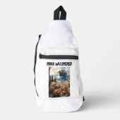 Twilight Harvest vissers verzamelen krabben Sling Bag (Voorkant)
