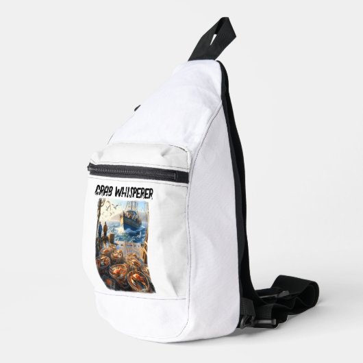 Twilight Harvest vissers verzamelen krabben Sling Bag (Rechterhoek)