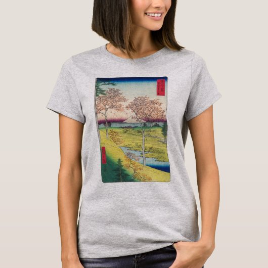 Twilight Hill in Meguro | Hiroshige | T-shirt (Voorkant)