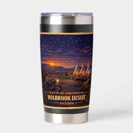 Twilight Holbrook Roadtrip Mijlpaal Geïsoleerde Drinkbeker