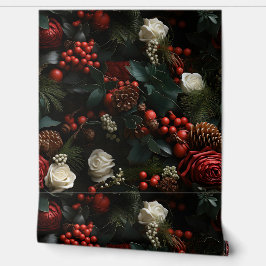 Twilight Holiday Enchantment Botanical Behang