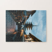 Twilight in Kyoto – Historic Pagoda Street Jigsaw  Legpuzzel (Horizontaal)