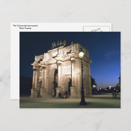 Twilight in Parijs Briefkaart (Voorkant / Achterkant)