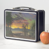 Twilight, Lake Tahoe, c.1870s (olie op canvas) (In situ)