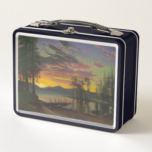 Twilight, Lake Tahoe, c.1870s (olie op canvas) (Voorkant)