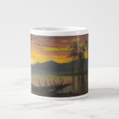 Twilight, Lake Tahoe, c.1870s (olie op canvas) Grote Koffiekop (Voorkant)