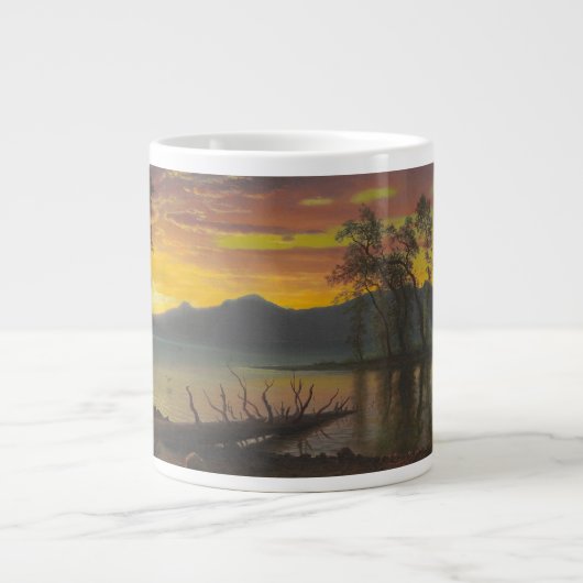 Twilight, Lake Tahoe, c.1870s (olie op canvas) Grote Koffiekop (Voorkant)