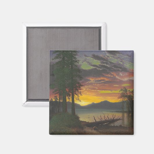 Twilight, Lake Tahoe, c.1870s (olie op canvas) Magneet (Voorkant / Achterkant)