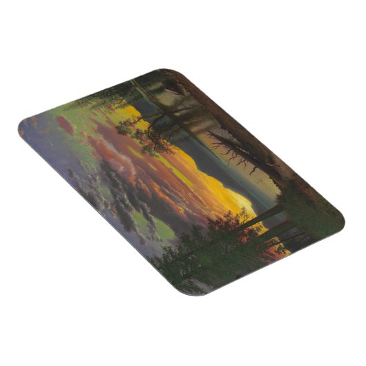 Twilight, Lake Tahoe, c.1870s (olie op canvas) Magneet (Rechterzijde)