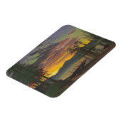 Twilight, Lake Tahoe, c.1870s (olie op canvas) Magneet (Linkerzijde)