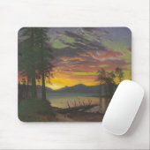 Twilight, Lake Tahoe, c.1870s (olie op canvas) Muismat (Met muis)