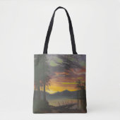 Twilight, Lake Tahoe, c.1870s (olie op canvas) Tote Bag (Voorkant)