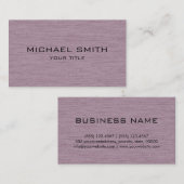 Twilight lavender Professional Modern Visitekaartje (Voorkant / Achterkant)
