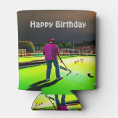 Twilight Lawn Bowls afspelen, Birthday Koelbox Blikjeskoeler (Achterkant)